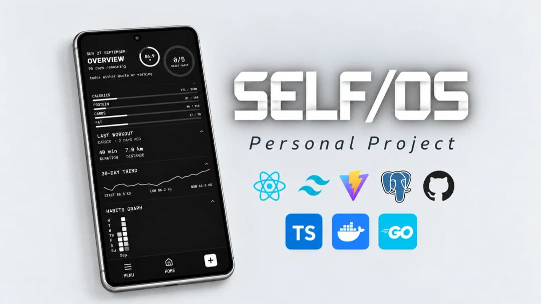 SelfOS personal data system project image